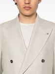 Двубортный блейзер Tagliatore, нейтральный - фото 5