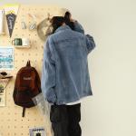 LIVINGTOWN Джинсовая куртка унисекс, Washed Yellow Mud+Sweatshirt - фото 9