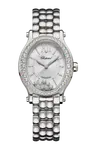 Часы Chopard Happy sport automatico из стали с бриллиантами 19 х 31 мм - фото