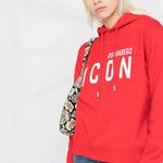 Канадский лайфстайл худи DSQUARED 2, красный - фото 8