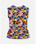 Детская туника с принтом для девочек Deux par Deux, мультиколор - фото 2