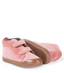 Кроссовки из вельвета и замши PèPè, Rosa - фото 5