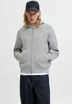 Толстовка Jack & Jones LOCKER GESCHNITTEN KAPUZE , Light Grey Melange/Light Grey - фото