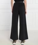 Брюки женские Ea7 клеш от бедра из модала, черный - фото 4