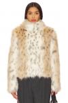 Куртка wild dream Unreal Fur, цвет snow leopard - фото 2