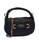 Сумка через плечо Guess на цепочке, черный - фото 4