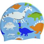 Силиконовая плавательная шапочка для детей LINING, фиолетовый - фото 7