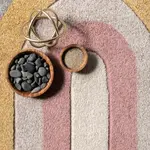 Коврик для детей Jerri Double Half Rainbow nuLOOM, 239x305 см, бежевый - фото 6