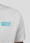Футболка с принтом BELLEVUE Wrong Friends, белый - фото 3