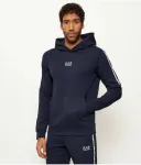 Толстовка regular fit Ea7, темно-синий - фото