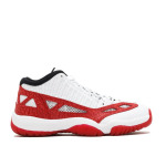 Кроссовки AIR JORDAN 11 RETRO LOW IE 'GYM RED', белый - фото