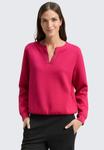 Толстовка TOM TAILOR Sweatshirt, Dark Pink/Mottled Berry - фото