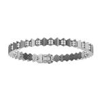 Apm Monaco Браслеты из серебра 925 пробы унисекс темно-серые - фото 5