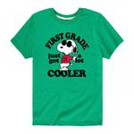 Футболка-холодильник с рисунком «Арахис» для мальчиков 8–20 лет, первый класс Licensed Character, зеленый - фото