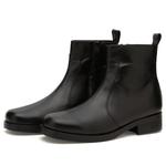 Квадратные кожаные ботинки Studio Nicholson, черный - фото 2