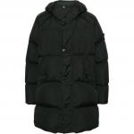 Пуховик мужской черный Stone Island, черный - фото
