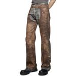 Джинсы с принтом Acne Studios, коричневый - фото 4