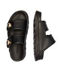 Кожаные тапочки furla сфера Furla, черный - фото 4