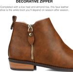 Ботинки Journee Collection womens Ellis, Brown - фото 4