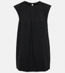 Топ из сборчатого джерси Toteme, Black - фото