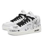 Кроссовки для скейтбординга Unisex High Top/Beige Red The Simpsons, белый - фото 11