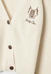 Кардиган Stradivarius EMBROIDERED WITH BUTTONS, White - фото 8