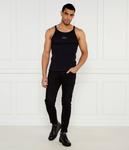 Майка мужская Versace Jeans Couture облегающего кроя на тонких лямках, черный - фото 2