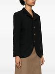 Однобортный пиджак в рубчик Comme Des Garçons, черный - фото 3