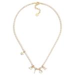 DIOR Золотое металлическое колье Women's Gold - фото 3