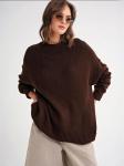 MixRay Свитер в цвете шоколад - фото