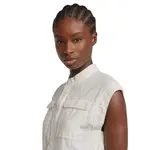 Платье G-Star Pocket sleeveless short, белый - фото 5