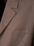 Клетчатый шерстяной пиджак Les Deux, коричневый - фото 3