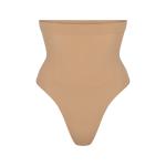 Стринги с высокой талией SKIMS Seamless Sculpt, охра - фото
