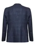 Однобортный пиджак в клетку Tagliatore, синий - фото 2