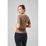 Футболка в рубчик Casall, коричневый - фото 3