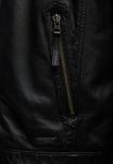 Куртка Mustang Leather jacket, Black - фото 5