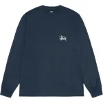 Футболка с длинным рукавом Basic Stussy, синий - фото 11