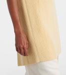Объемный жилет из ребристой шерсти Jil Sander, Vanilla - фото 5