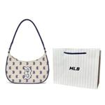 Сумка через плечо MLB, бело-голубая - фото 6