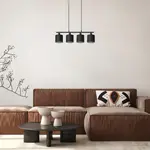 Подвесной светильник ANIKA E14 Paco Home, черно-белый - фото 2