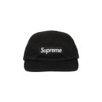 Бейсболка Supreme Washed Chino Twill Camp Cap, черный - фото