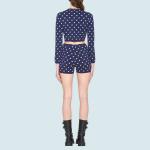 MIU MIU Шорты FW21 женские синие - фото 5