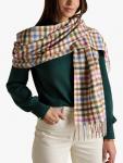 Шарф Langtree Mini Gingham Joules, Natural/Multi - фото 2