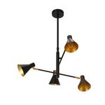 Подвесной светильник 54x54x89 см, черный - фото 4