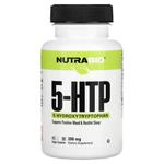 Добавка NutraBio 5-HTP, 90 капсул - фото
