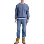 Свитшот мужской CAT, синий - фото