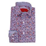 Мальчиковая рубашка с принтом slim fit с коротким рукавом Elie Balleh - фото