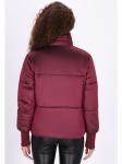 Женская куртка бордового цвета faina - фото 4