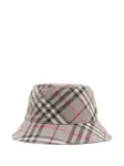 Панама в клетку BURBERRY, серый - фото