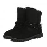 Модные ботинки до середины икры с фазаном EVER AU, черный - фото 4